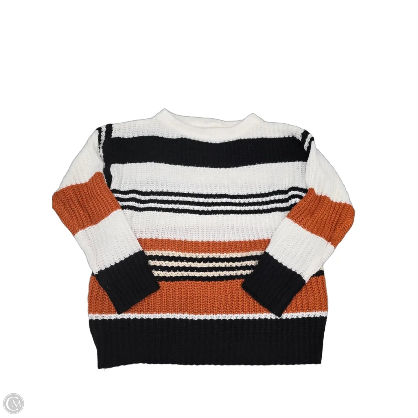Sweater By Kirundo In Black & White, Size: S