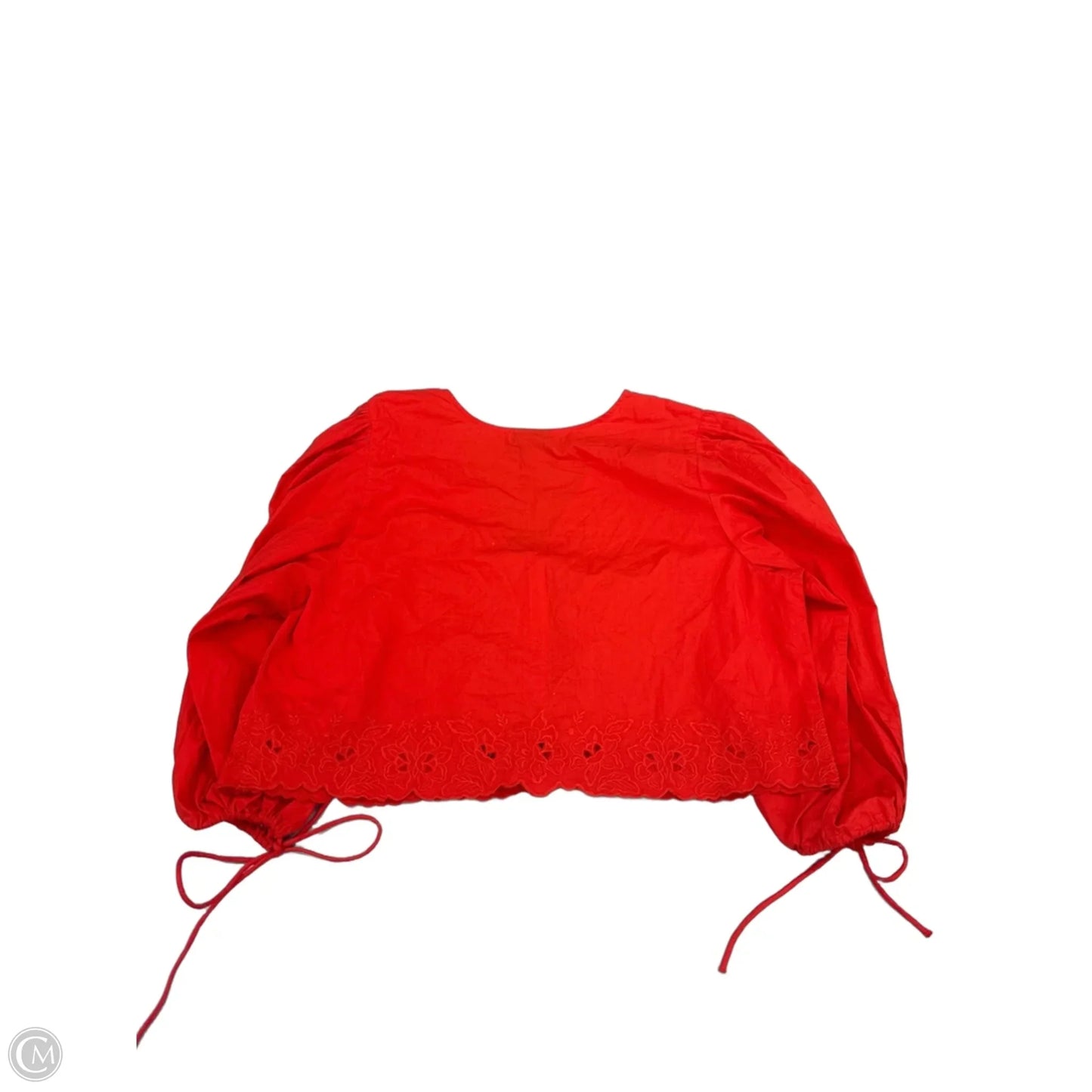 Top Long Sleeve By Cme In Red, Size: Xl