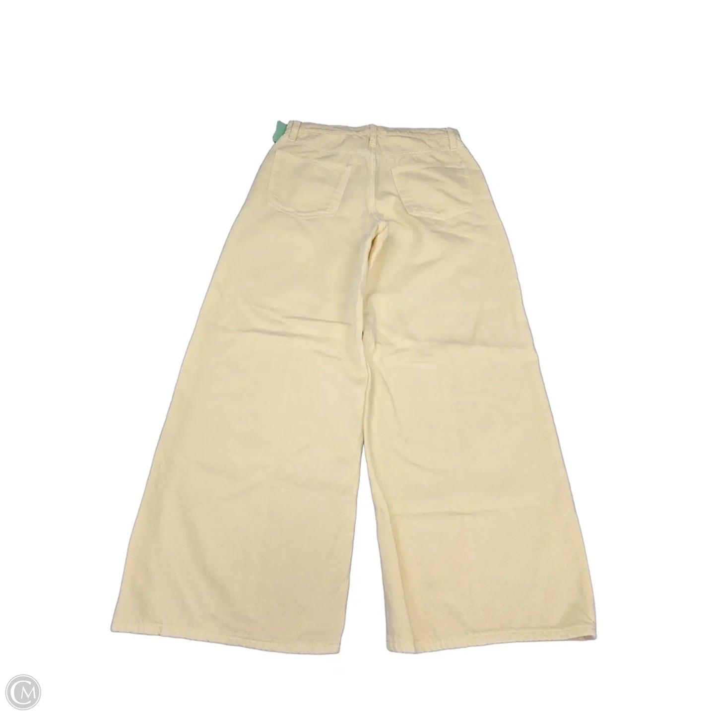 Jeans Wide Leg By Gap In Yellow, Size: 0