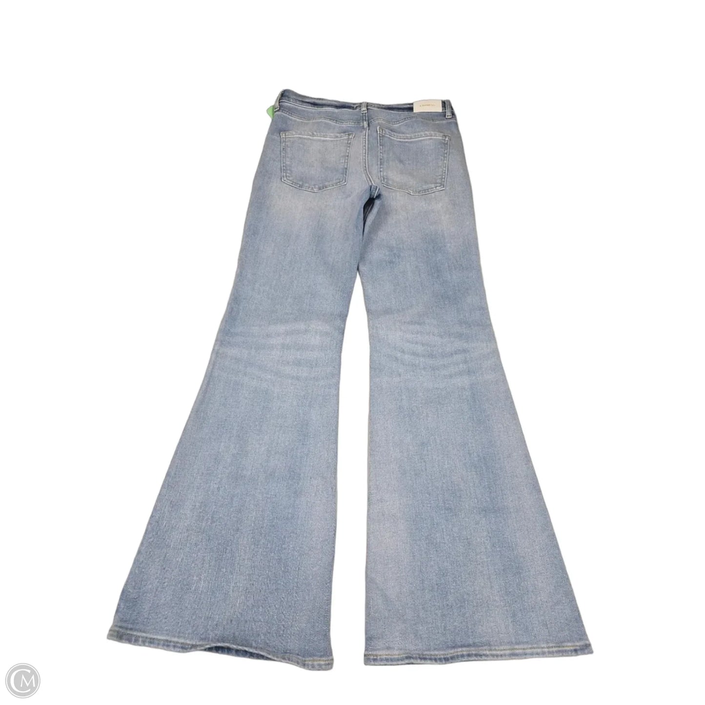 Jeans Flared By Express In Blue Denim, Size: 4