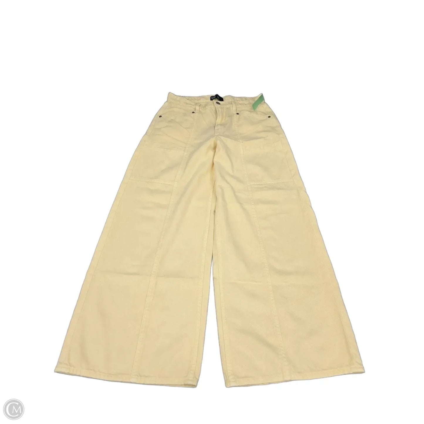 Jeans Wide Leg By Gap In Yellow Denim, Size: 2