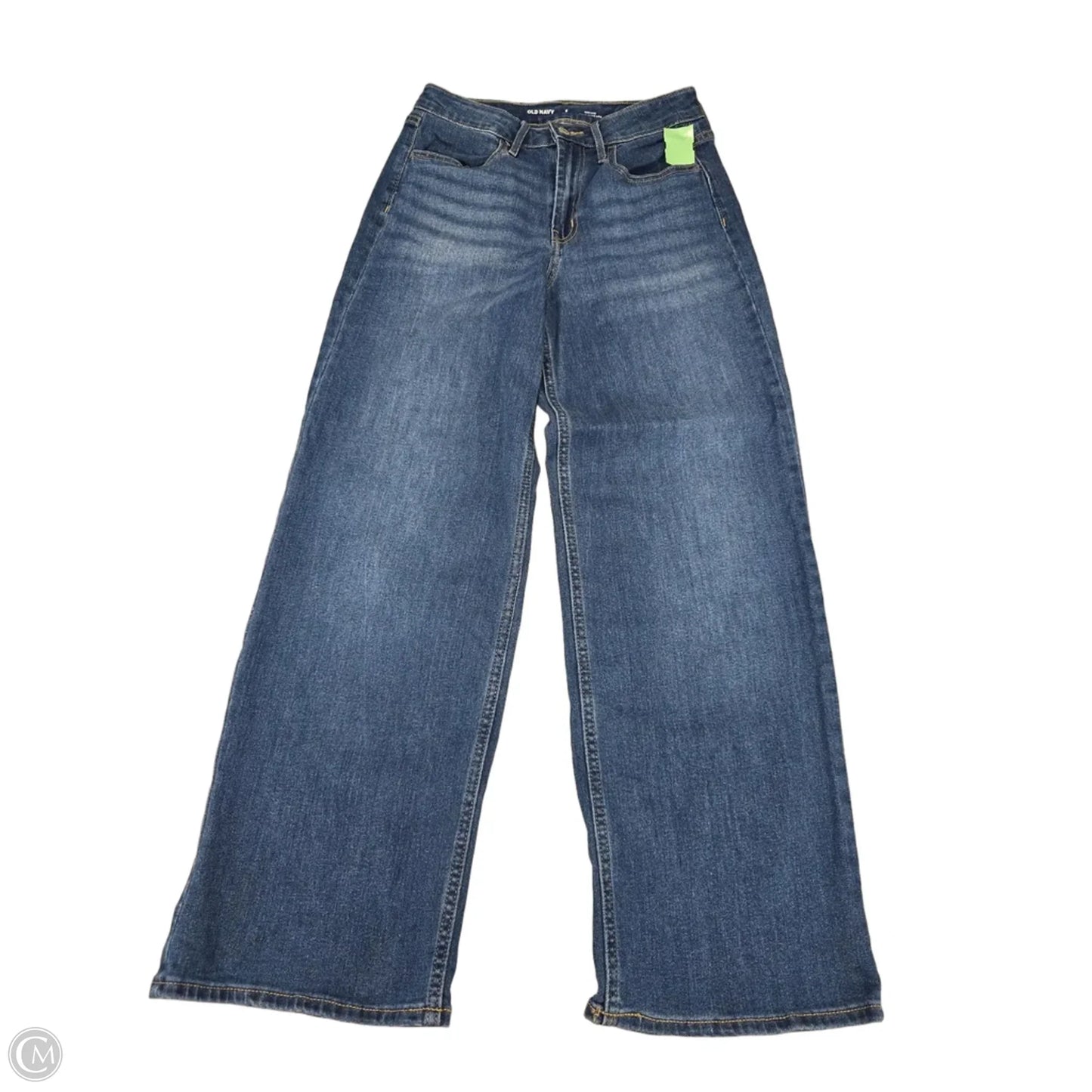 Jeans Wide Leg By Old Navy In Blue Denim, Size: 4