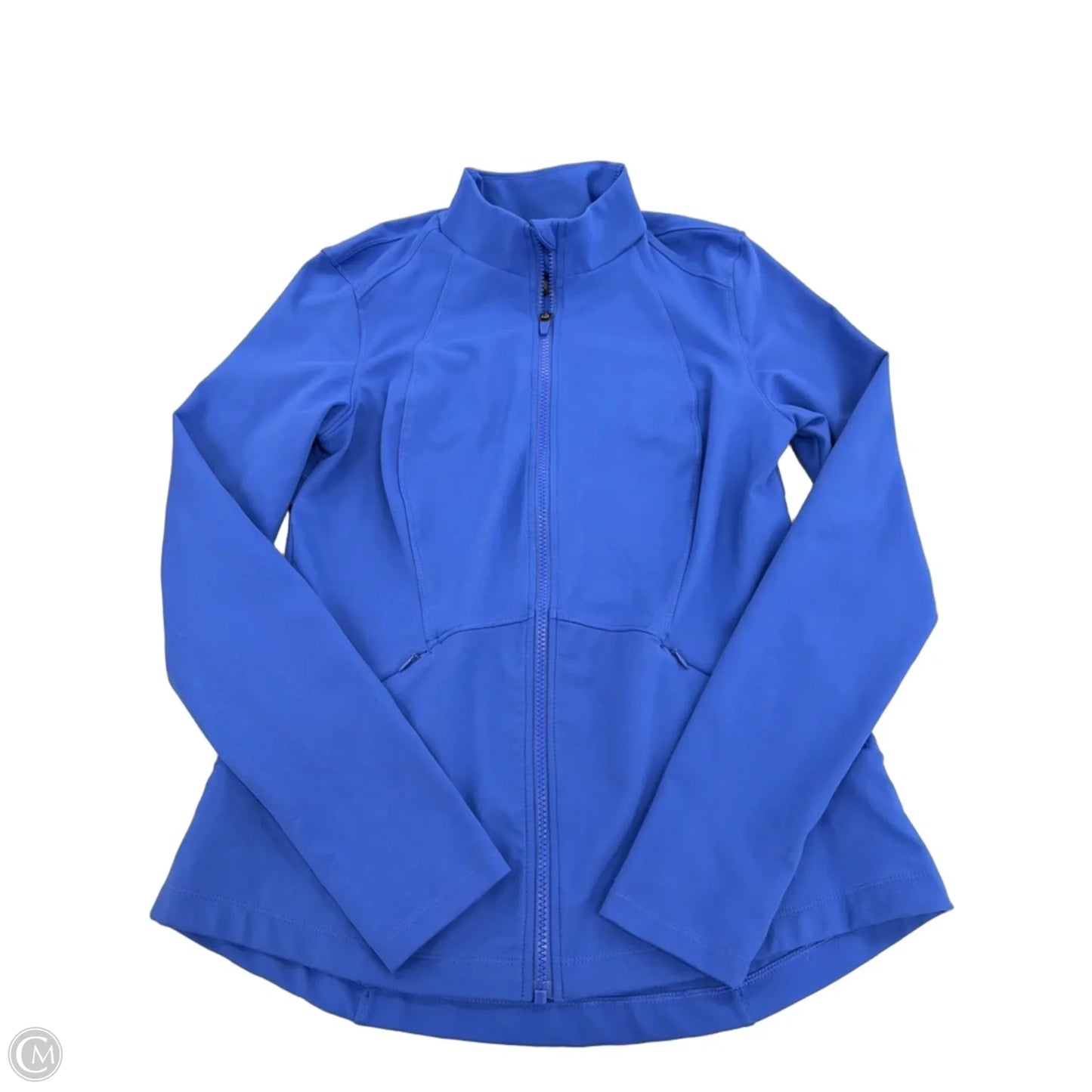 Athletic Jacket By Spyder In Blue, Size: M