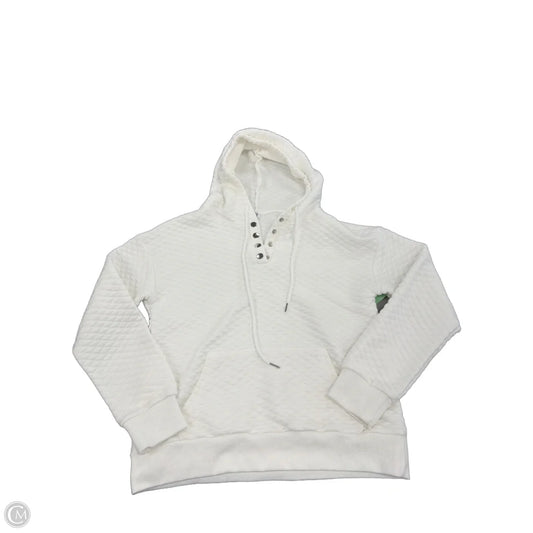 Top Long Sleeve By Cme In White, Size: S