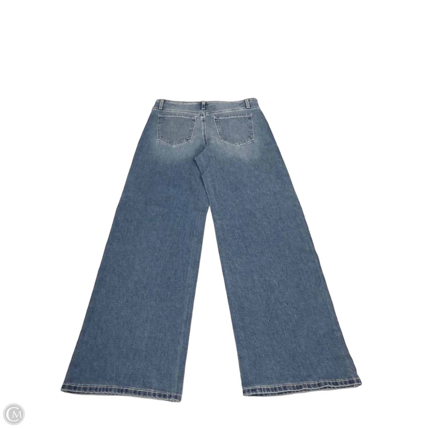 Jeans Wide Leg By No Boundaries In Blue Denim, Size: 10