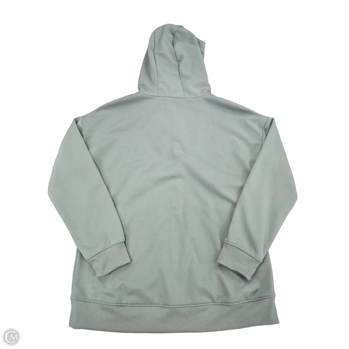 Athletic Top Long Sleeve Hoodie By Mondetta In Green, Size: M
