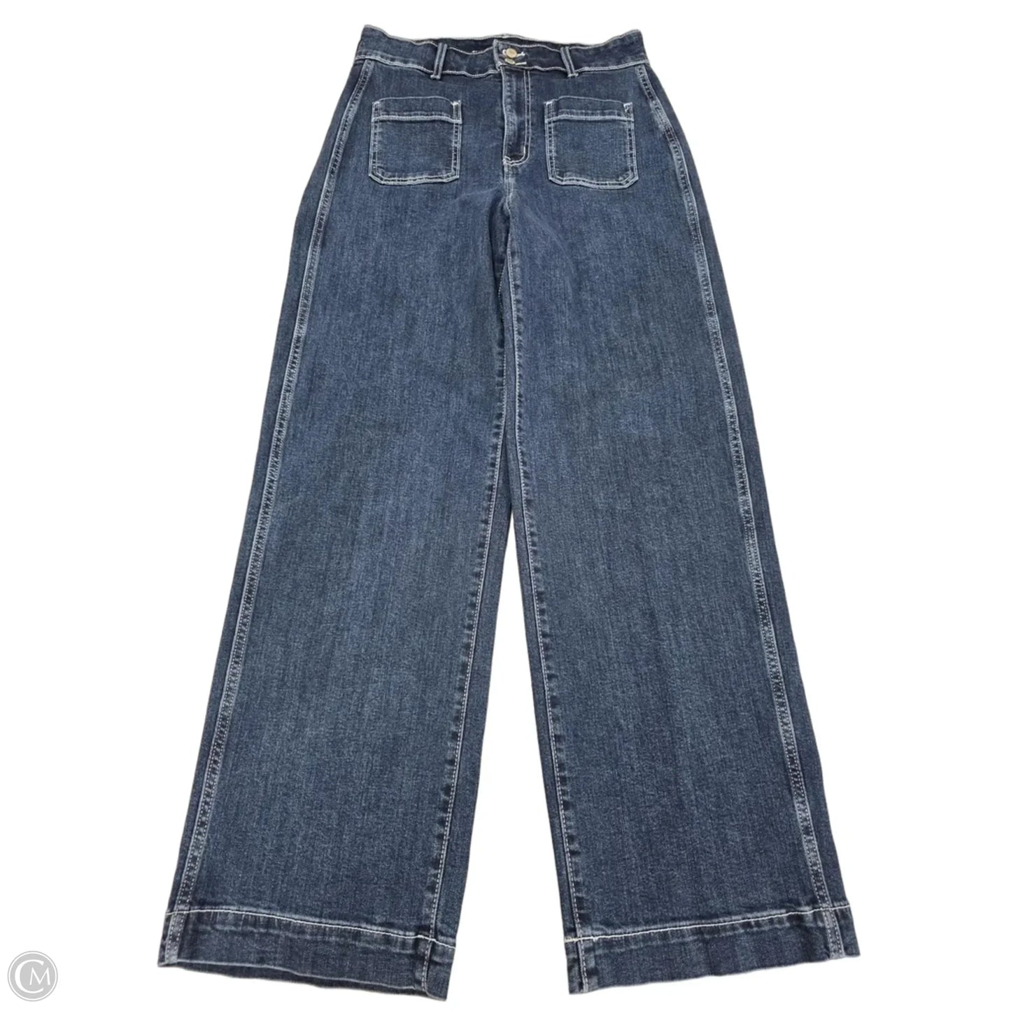 Jeans Wide Leg By Old Navy In Blue Denim, Size: 6