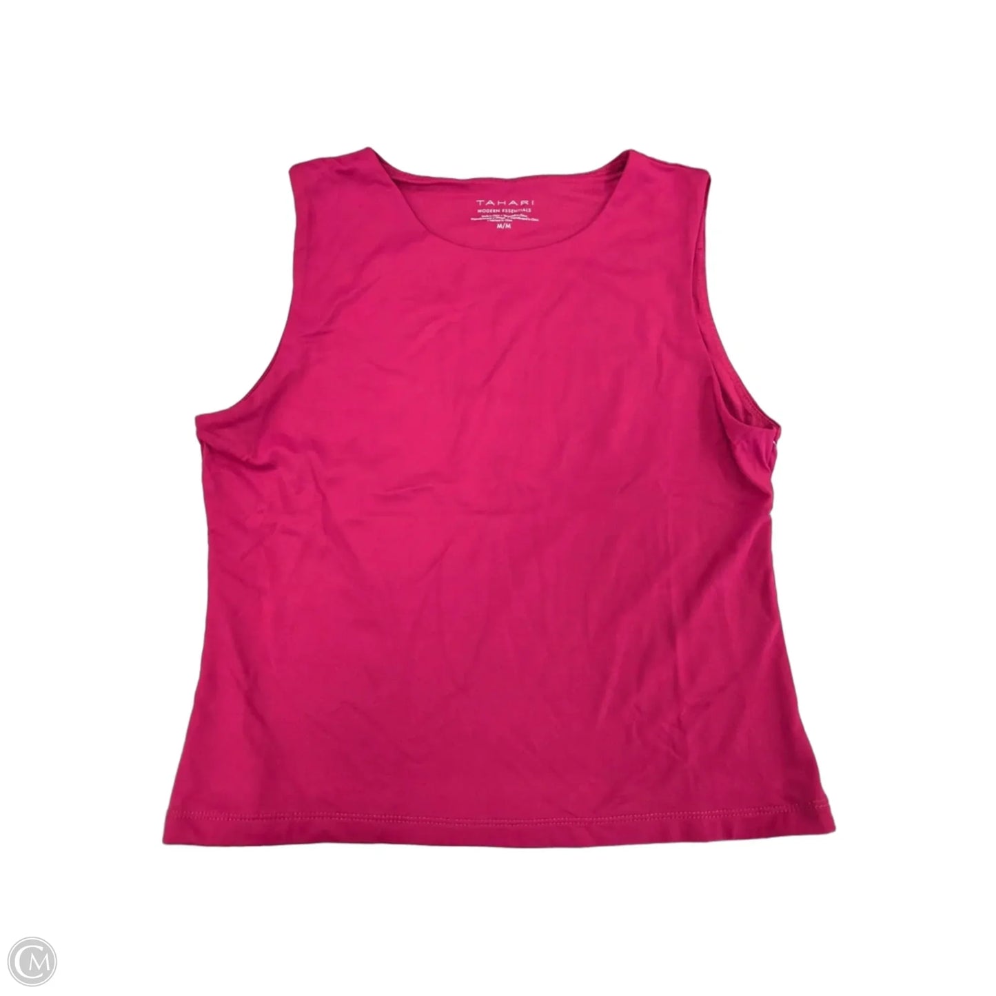 Tank Top By Tahari In Pink, Size: M