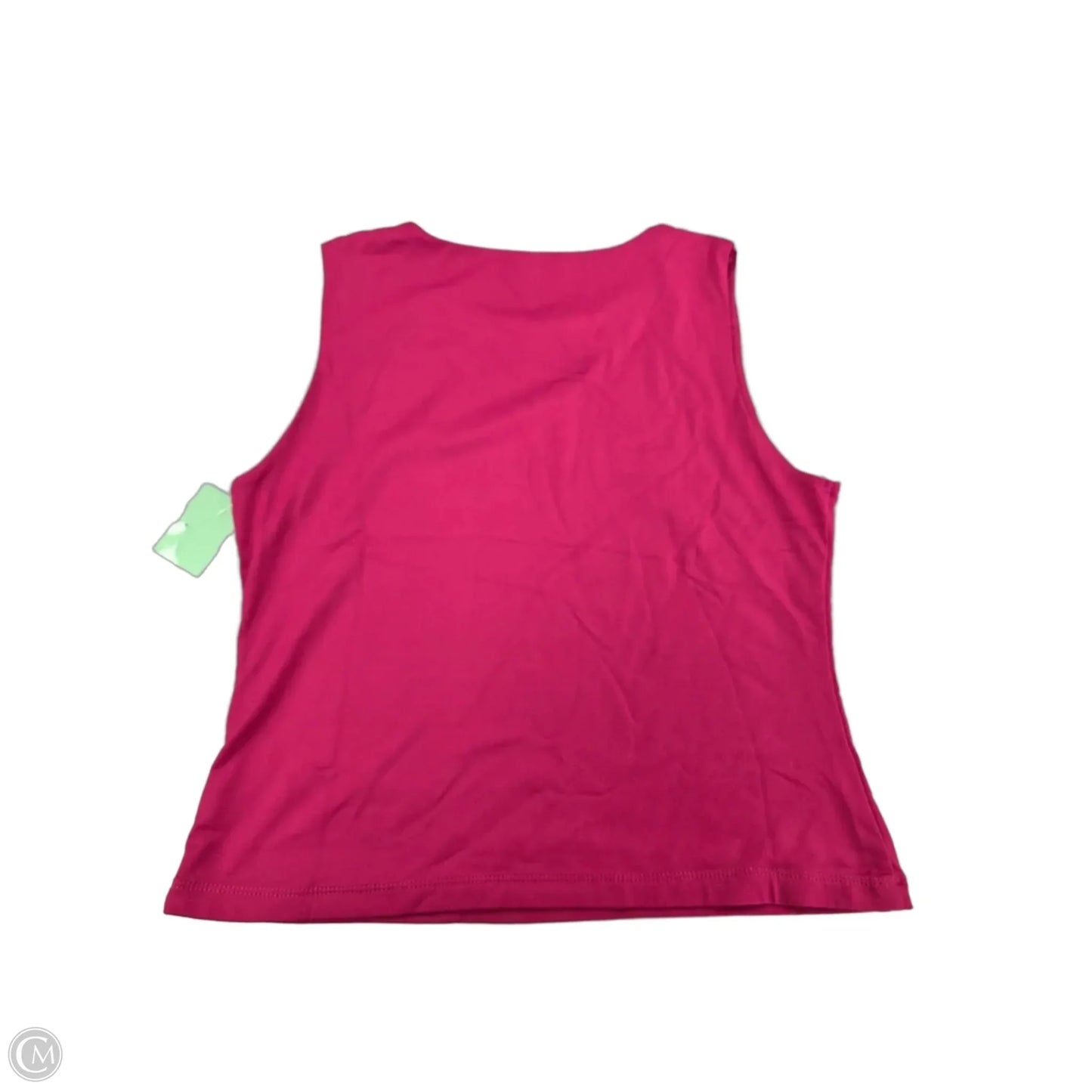 Tank Top By Tahari In Pink, Size: M