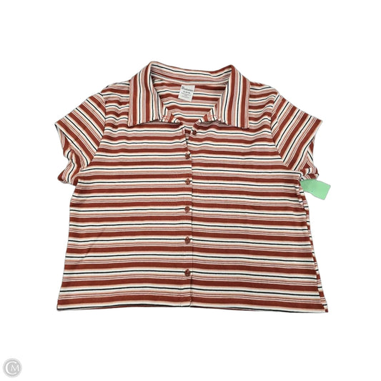 Top Short Sleeve By No Boundaries In Orange, Size: Xl