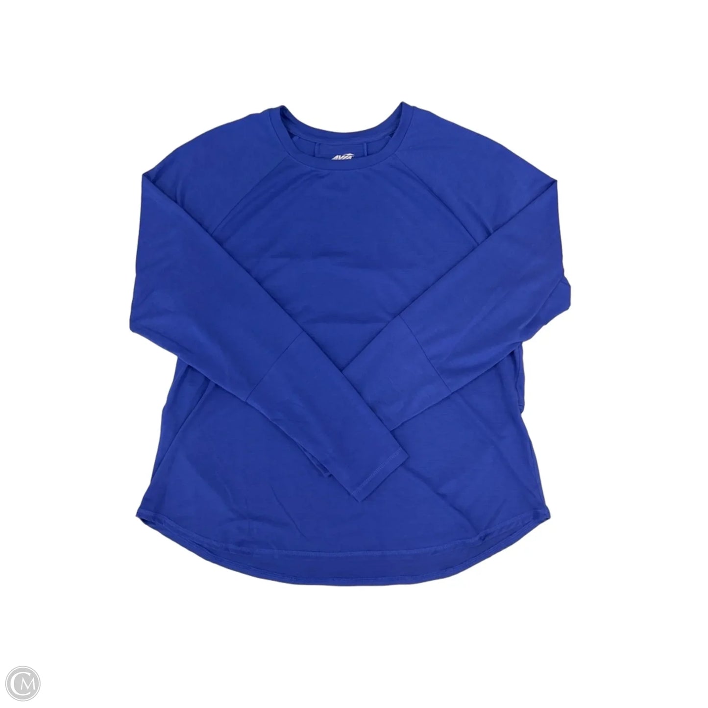Athletic Top Long Sleeve Crewneck By Avia In Blue, Size: Xl
