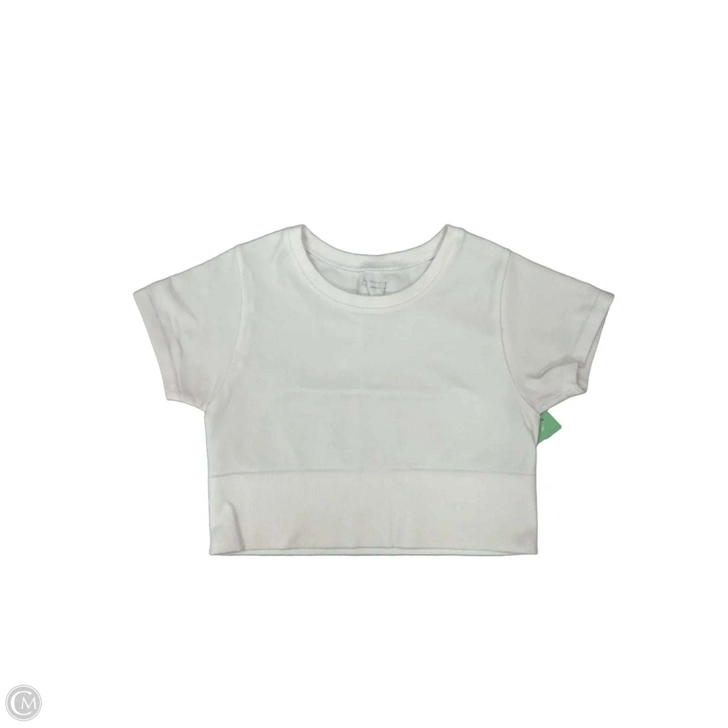 Athletic Top Short Sleeve By Offline In White, Size: S