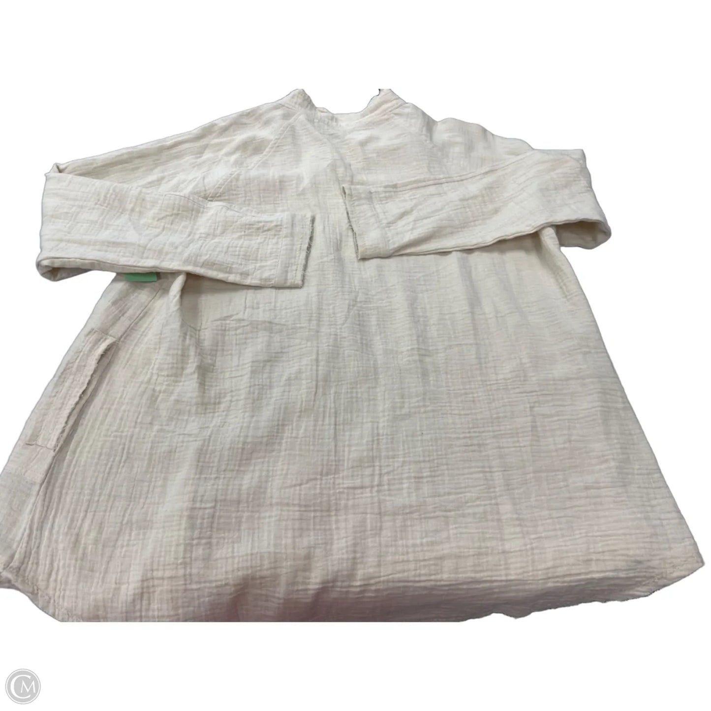 Top Long Sleeve By Lulu B In Cream, Size: 1x