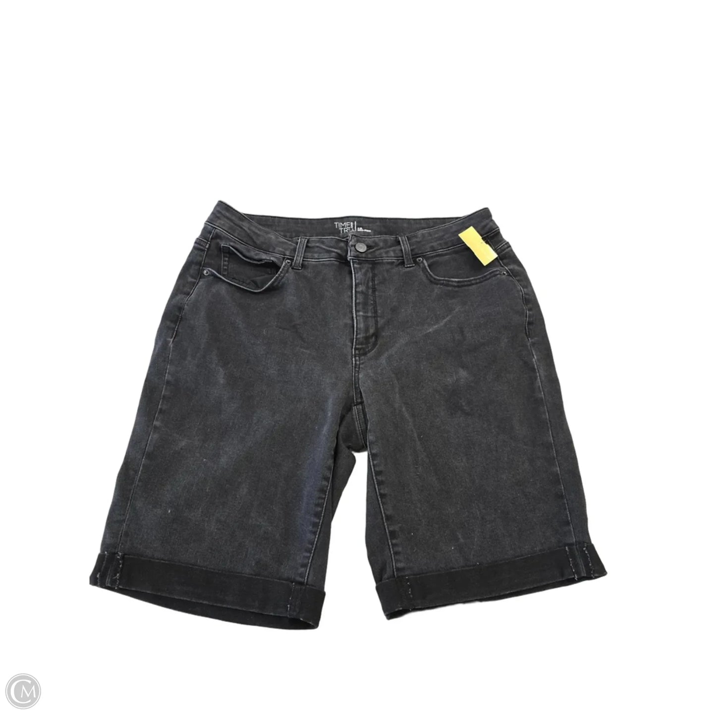 Shorts By Time And Tru In Black Denim, Size: 12