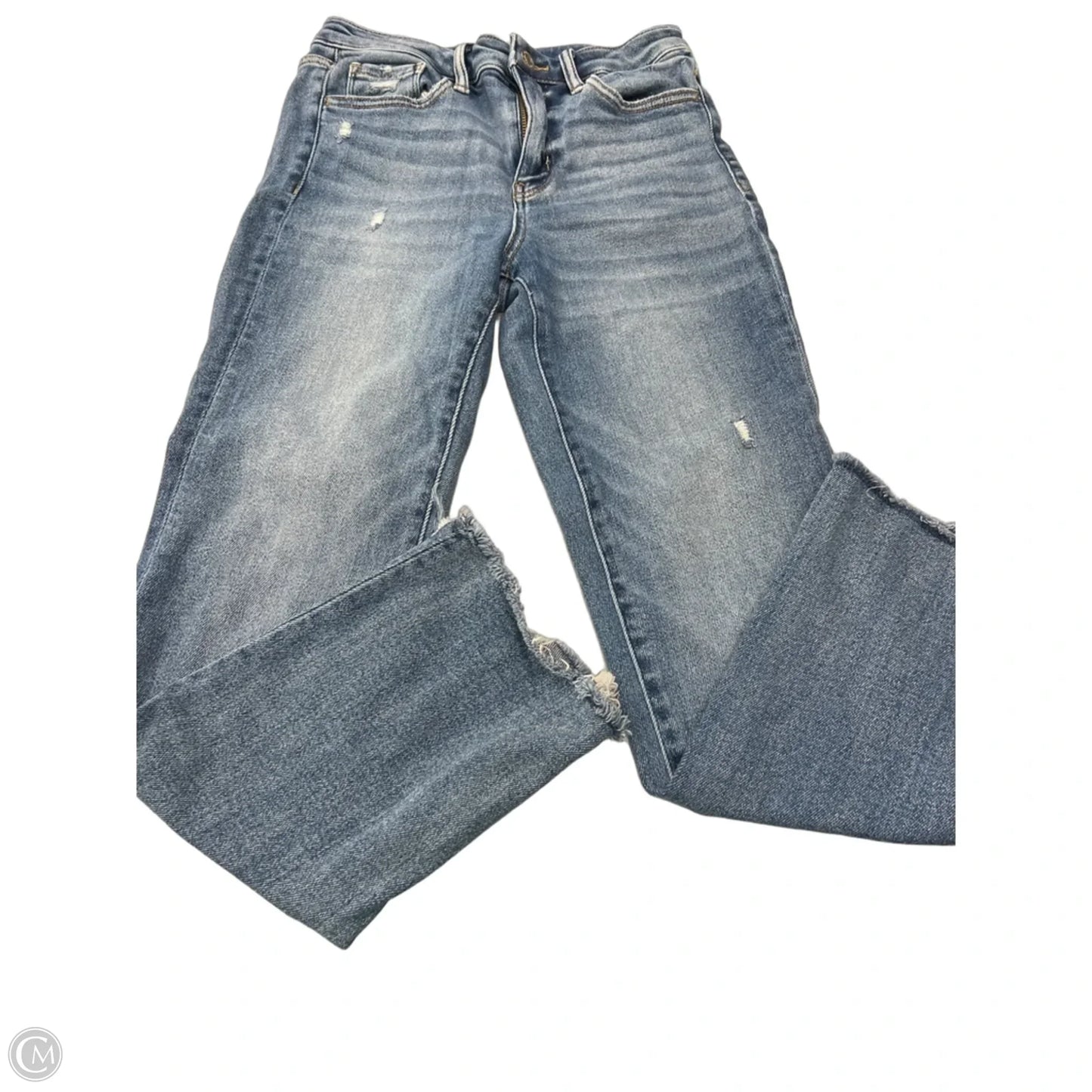 Jeans Straight By Vervet In Blue Denim, Size: 4