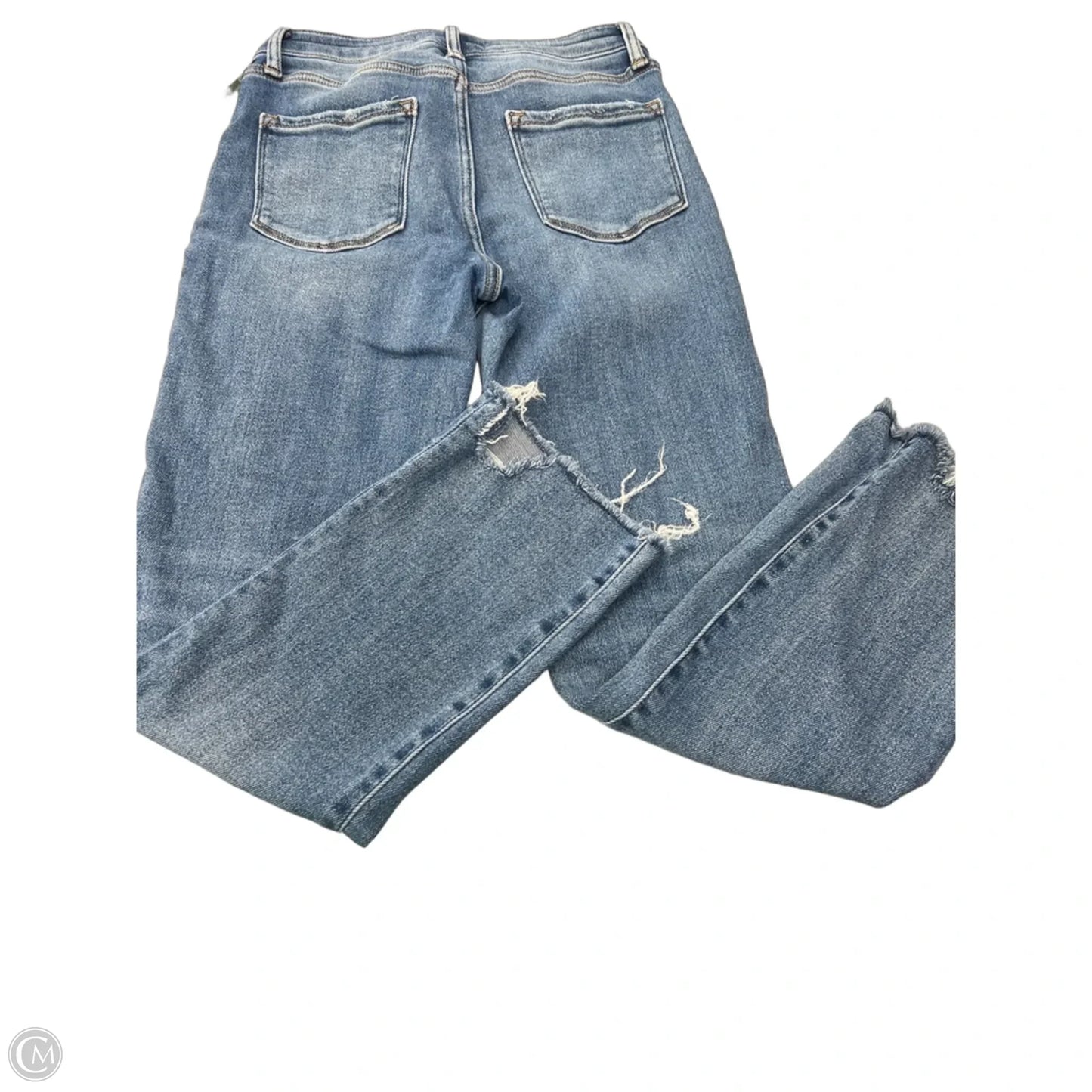 Jeans Straight By Vervet In Blue Denim, Size: 4