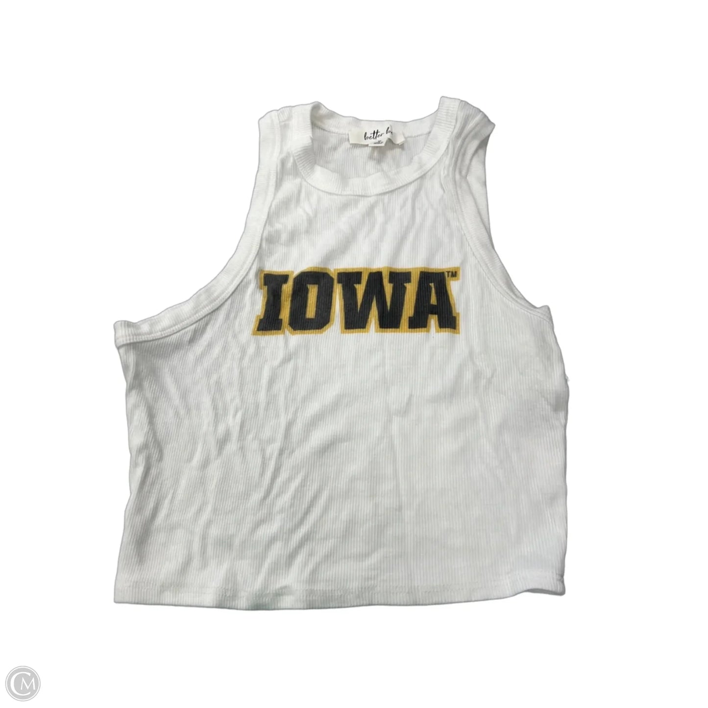 Tank Top By Cme In White, Size: M