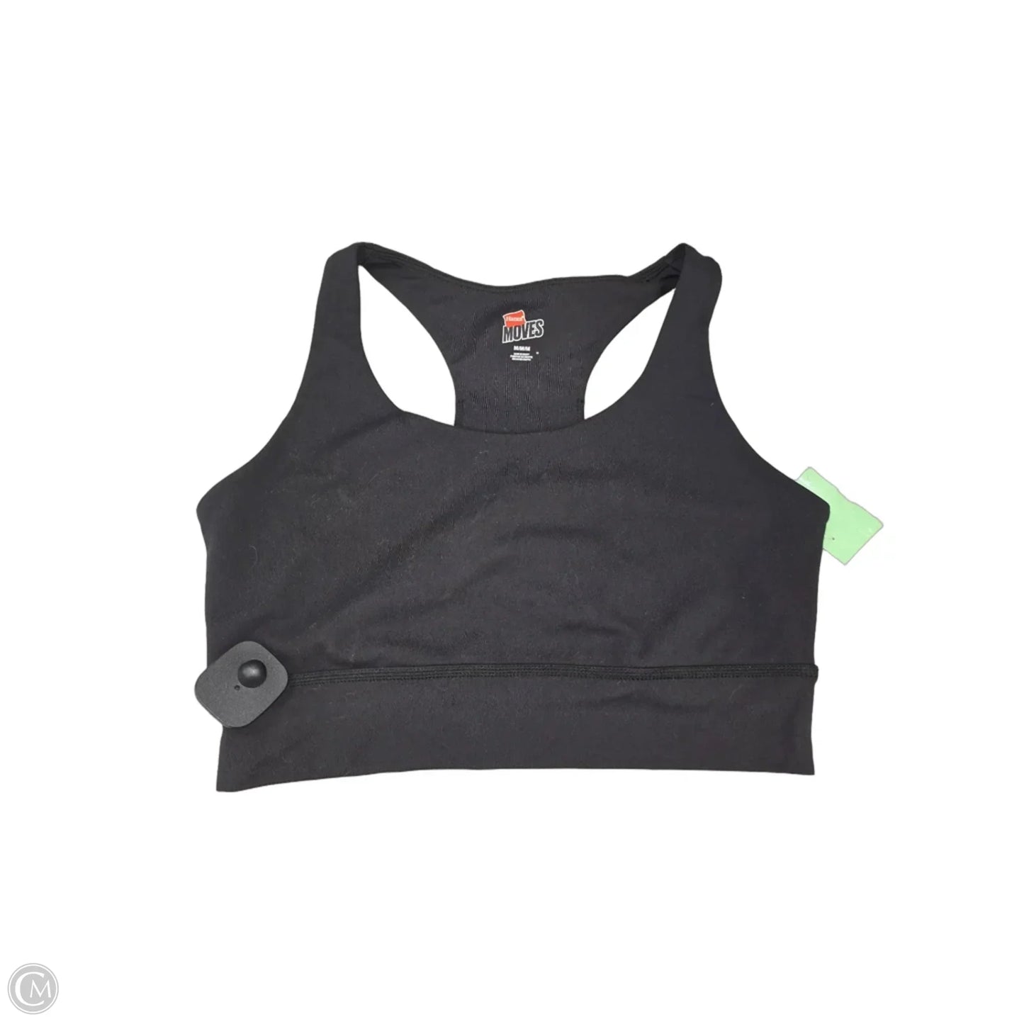 Athletic Bra By Hanes In Black, Size: M