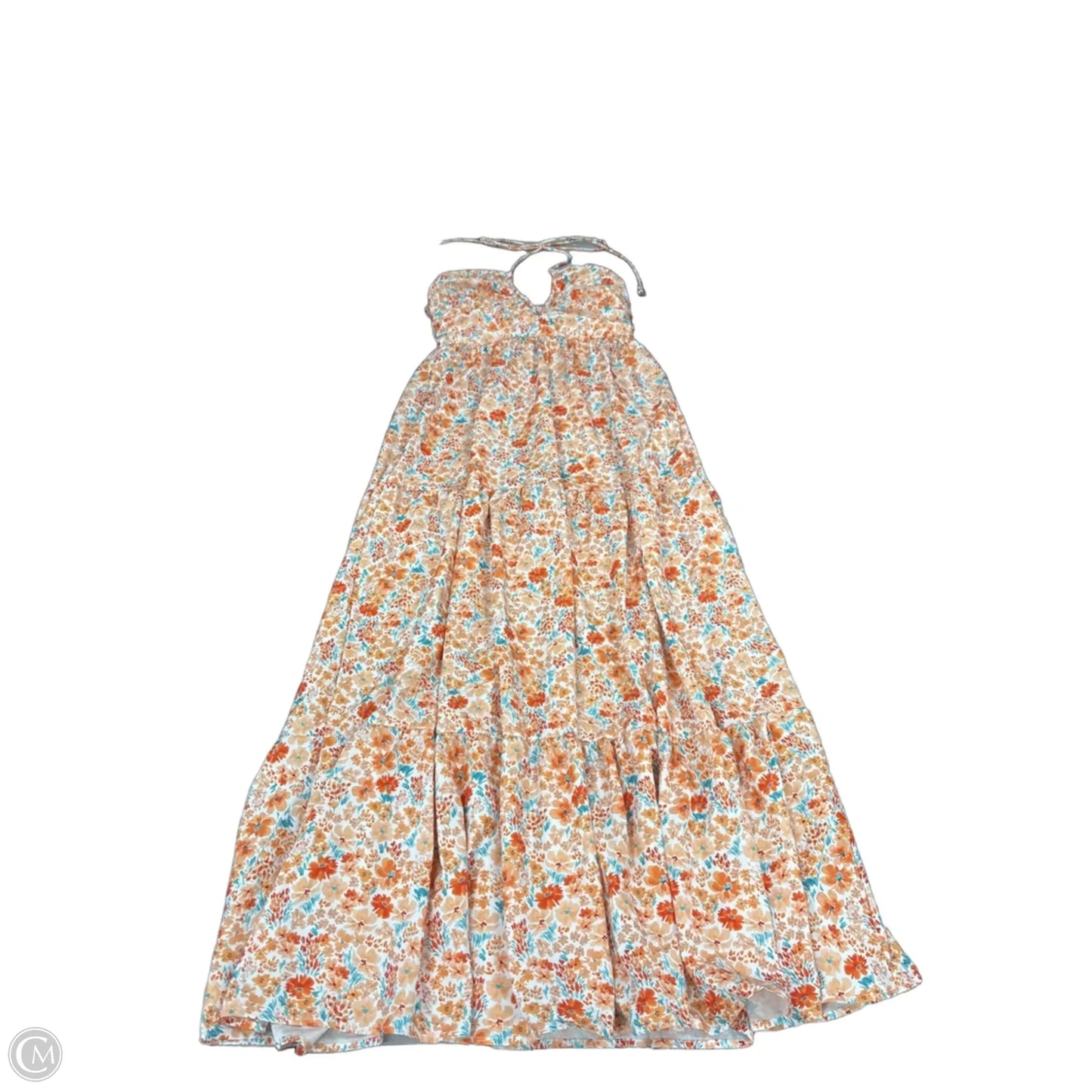 Dress Casual Maxi By Cmf In Orange, Size: S