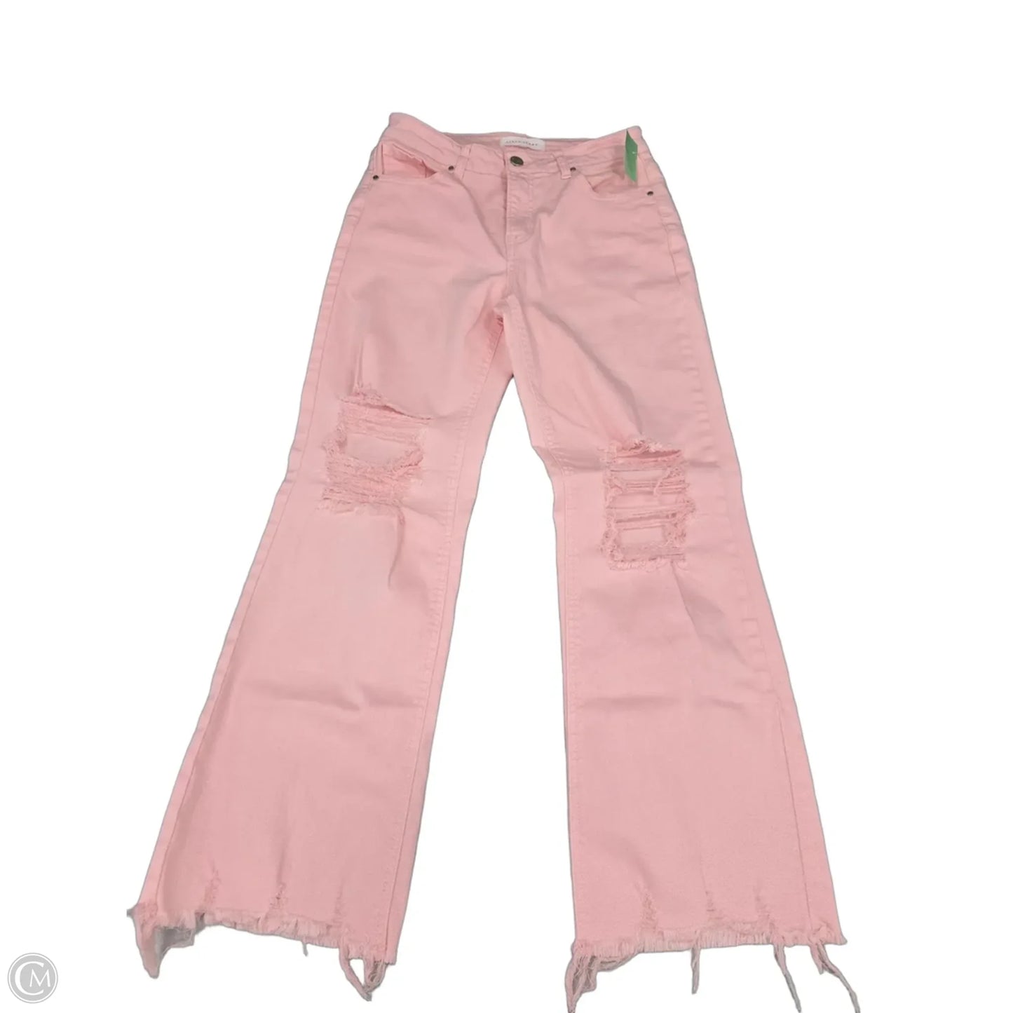 Jeans Straight By Risen In Pink, Size: 4