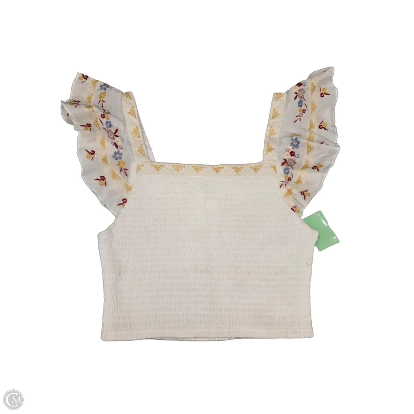 Tank Top By Japna In White, Size: S