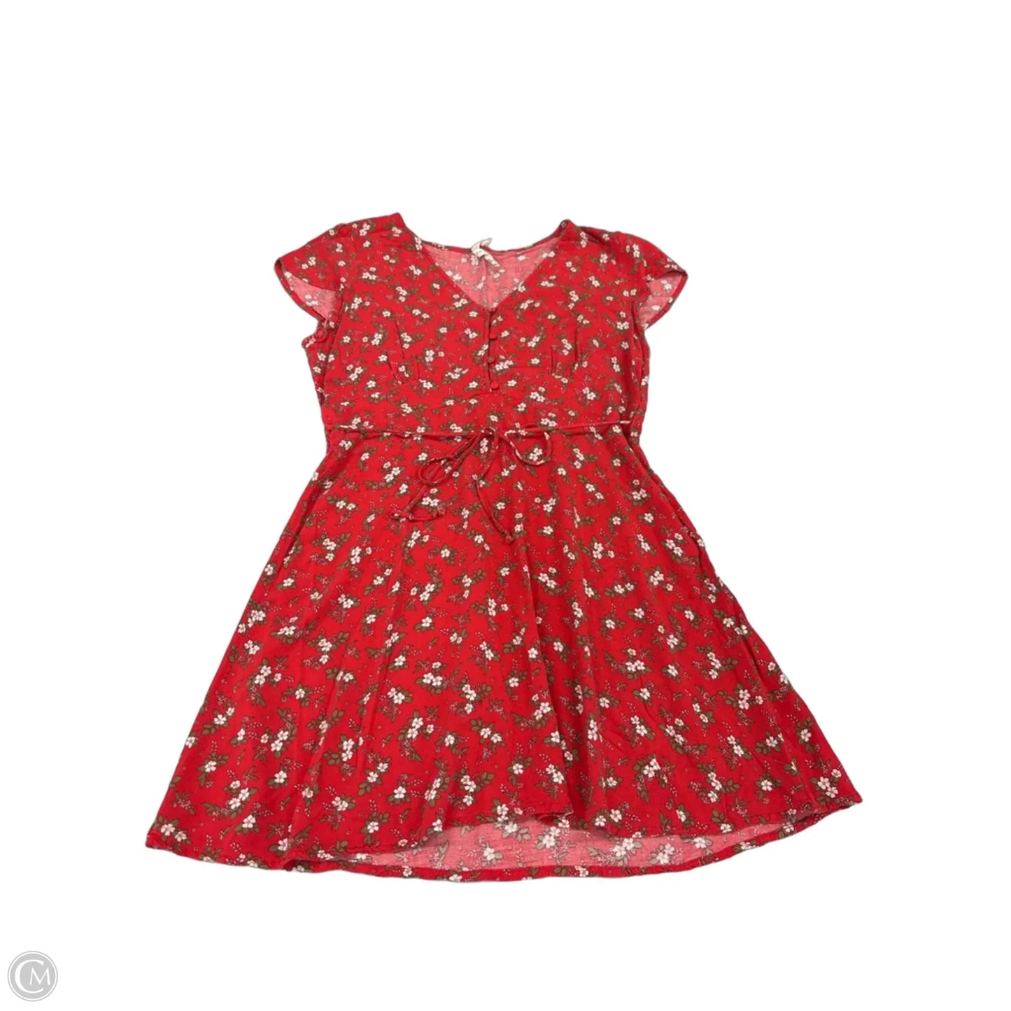 Dress Casual Short By Aeropostale In Red, Size: M