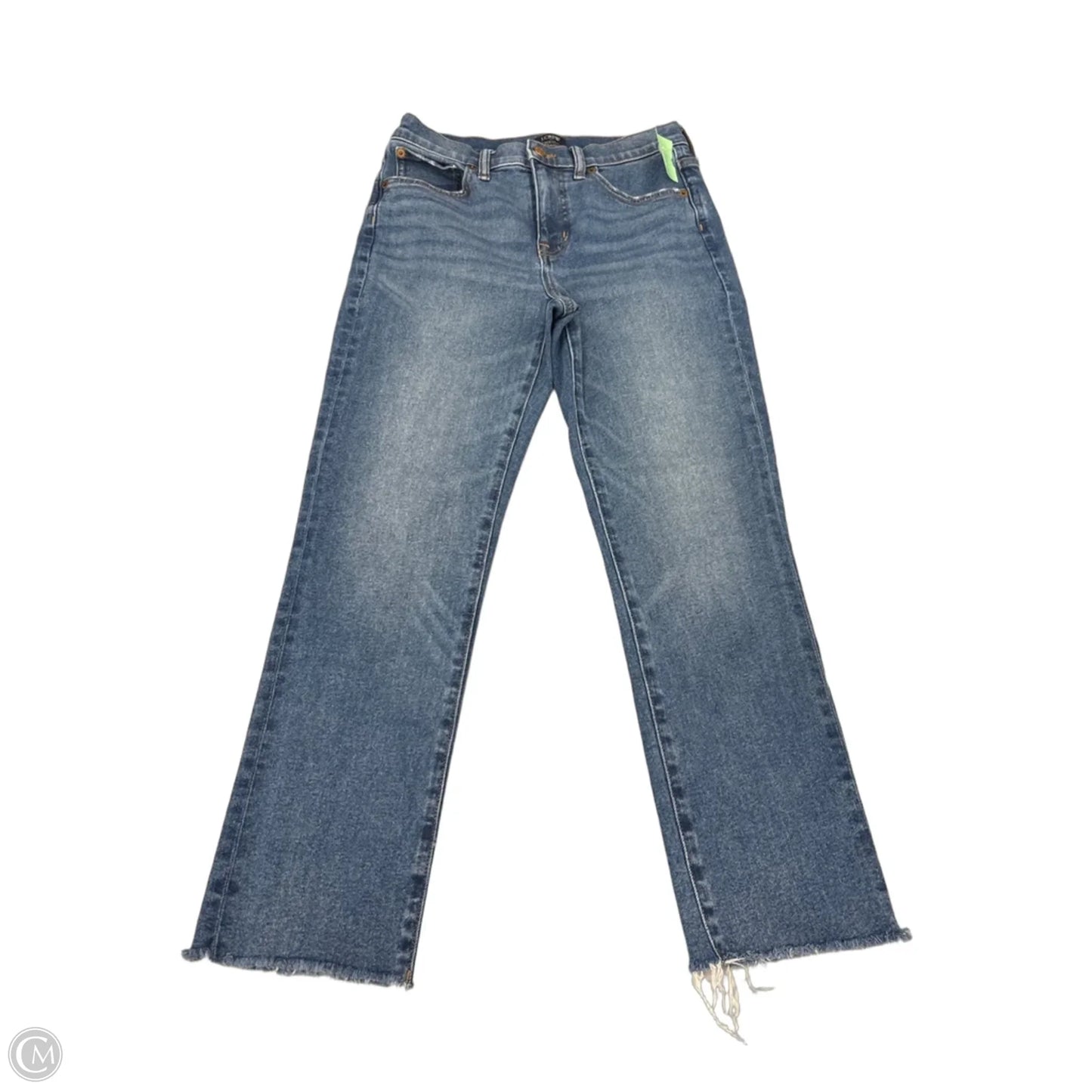 Jeans Straight By J. Crew In Blue Denim, Size: 2