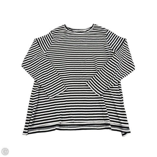 Top 3/4 Sleeve By J. Jill In Striped Pattern, Size: 1x