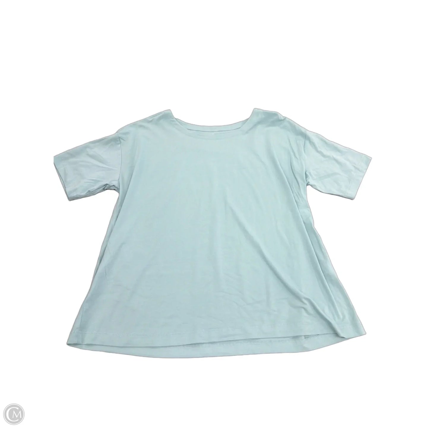 Top Short Sleeve By J. Jill In Blue, Size: 1x