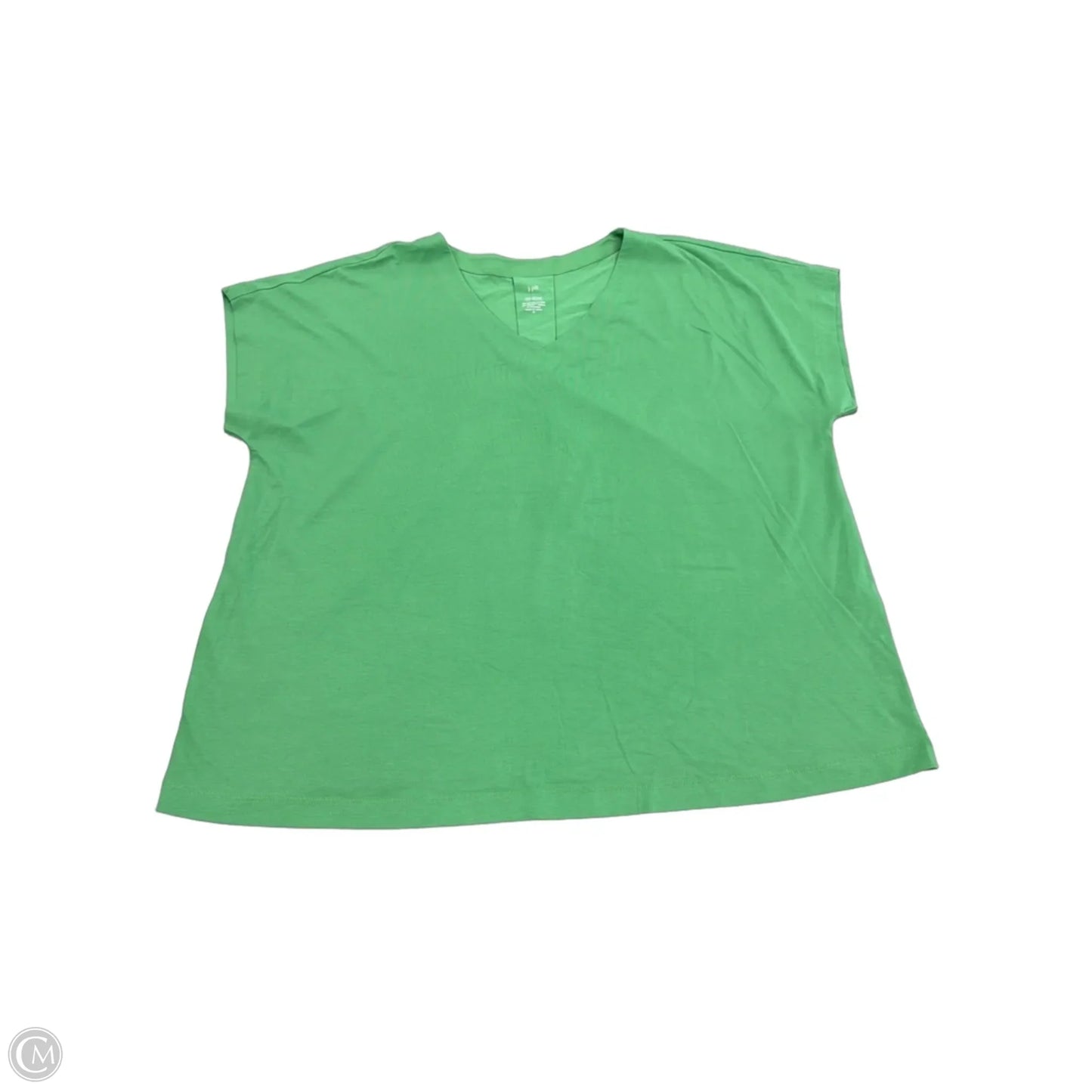 Top Short Sleeve By J. Jill In Green, Size: Xl