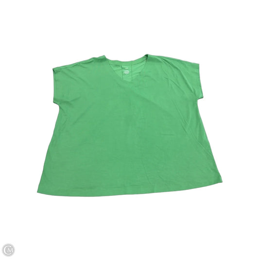 Top Short Sleeve By J. Jill In Green, Size: Xl