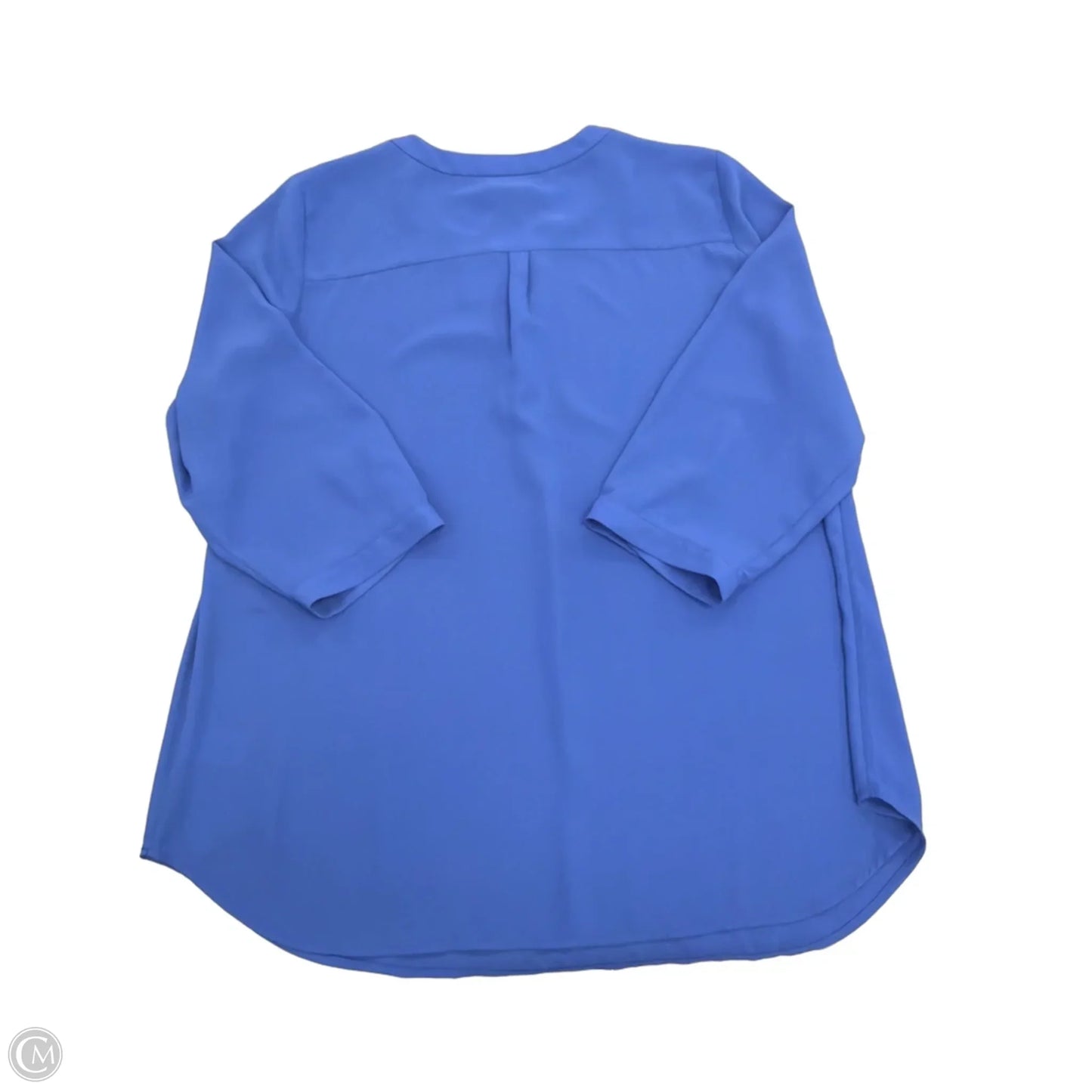 Top 3/4 Sleeve By Talbots In Blue, Size: Xl