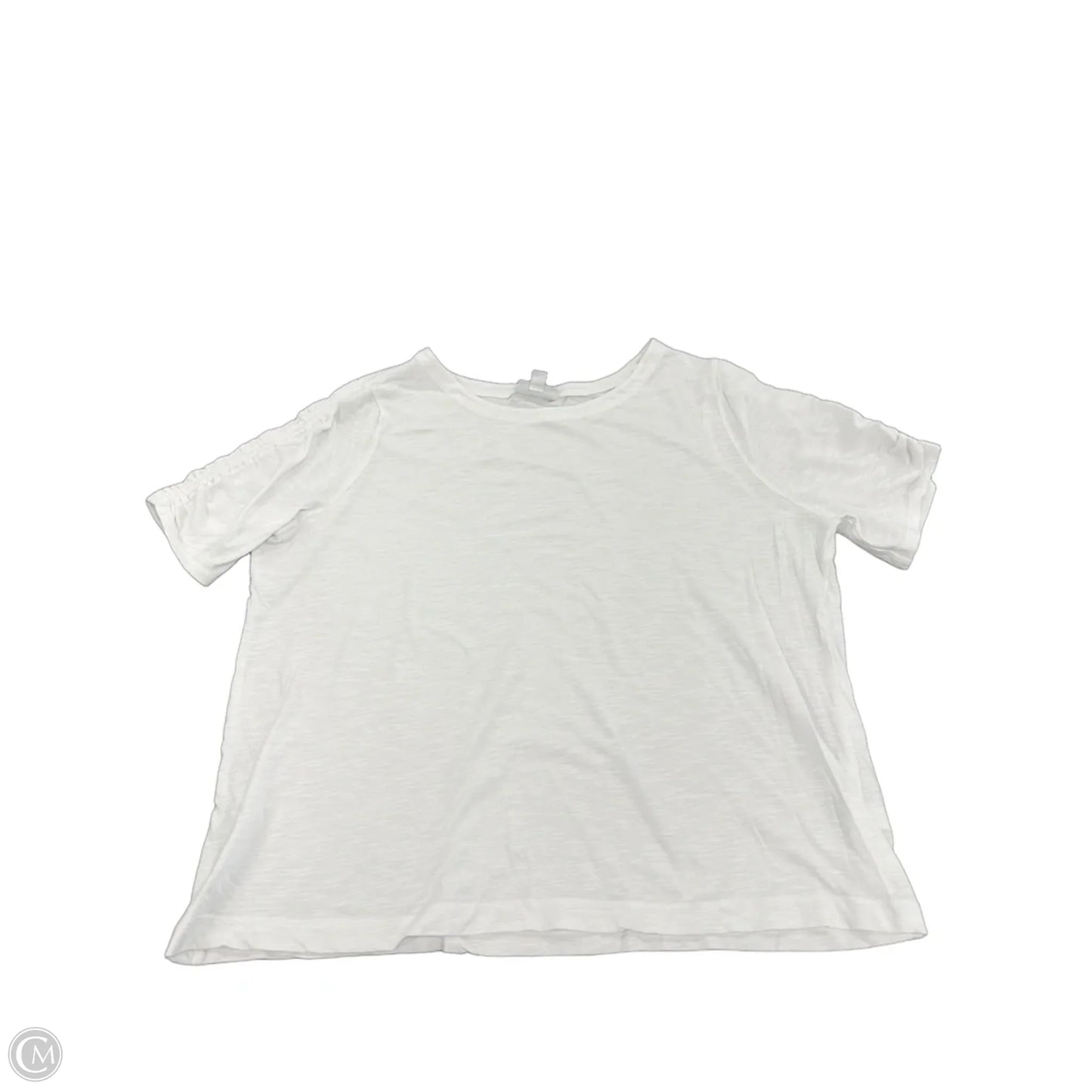 Top Short Sleeve By J. Jill In White, Size: 2x
