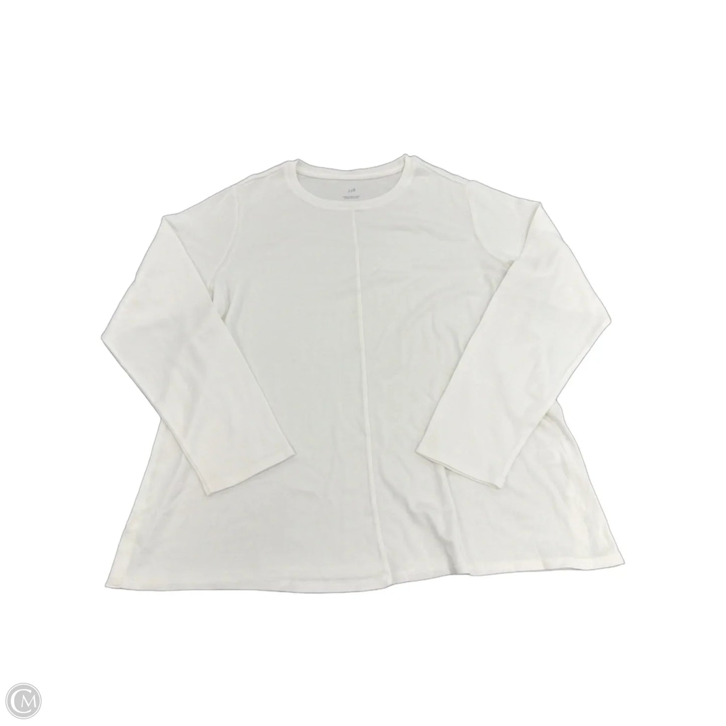 Top Long Sleeve By J. Jill In White, Size: Xl
