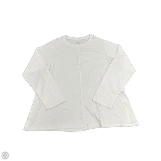 Top Long Sleeve By J. Jill In White, Size: Xl