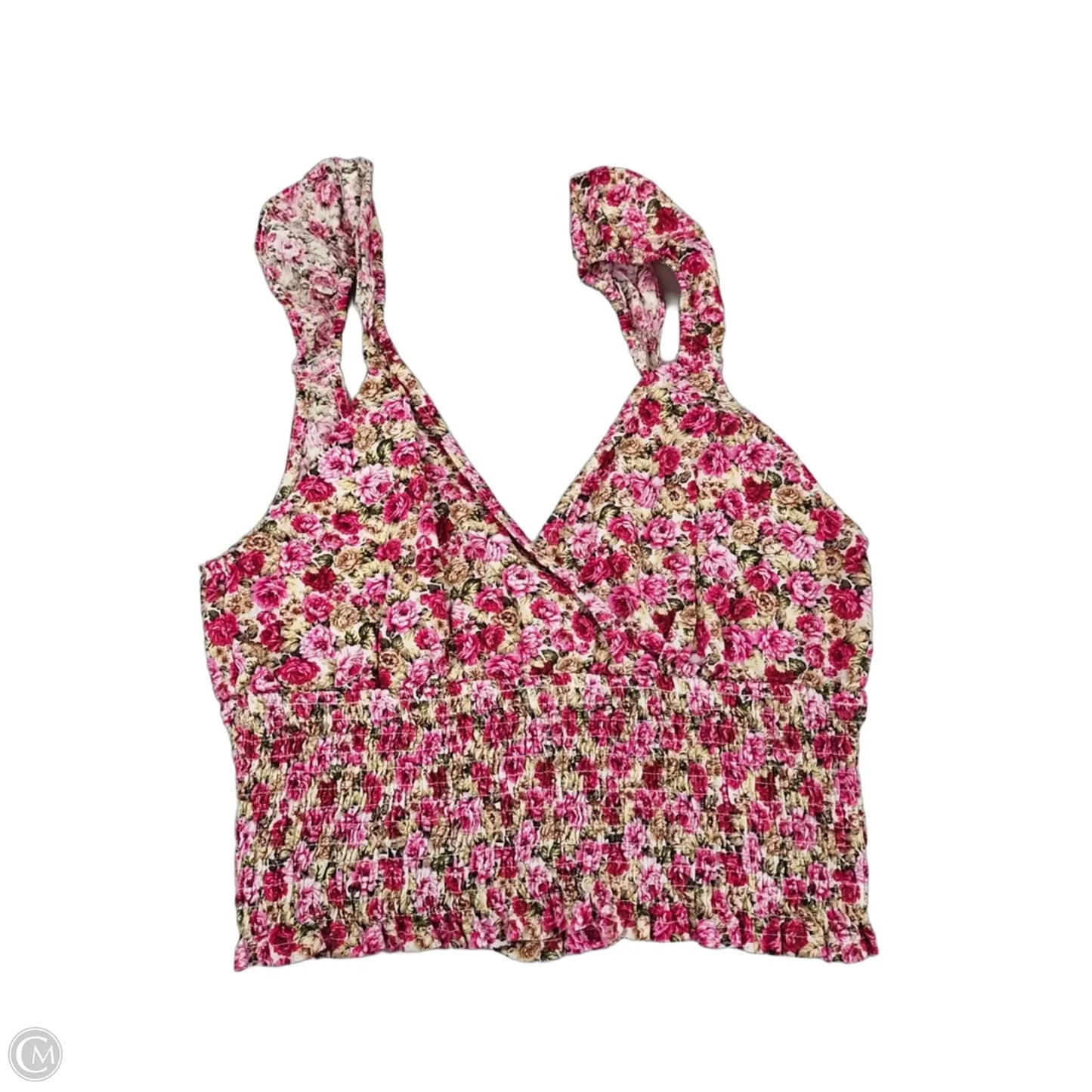 Tank Top By Cmf In Floral Print, Size: M