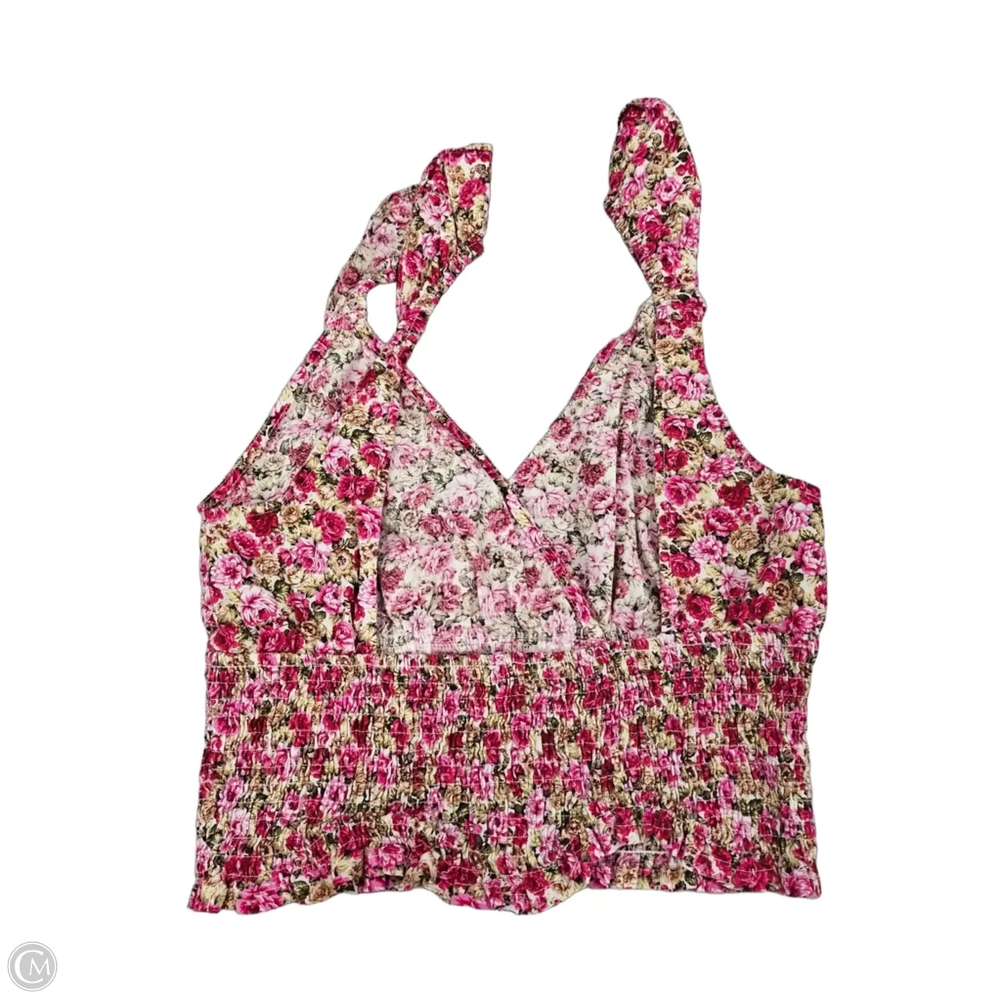 Tank Top By Cmf In Floral Print, Size: M
