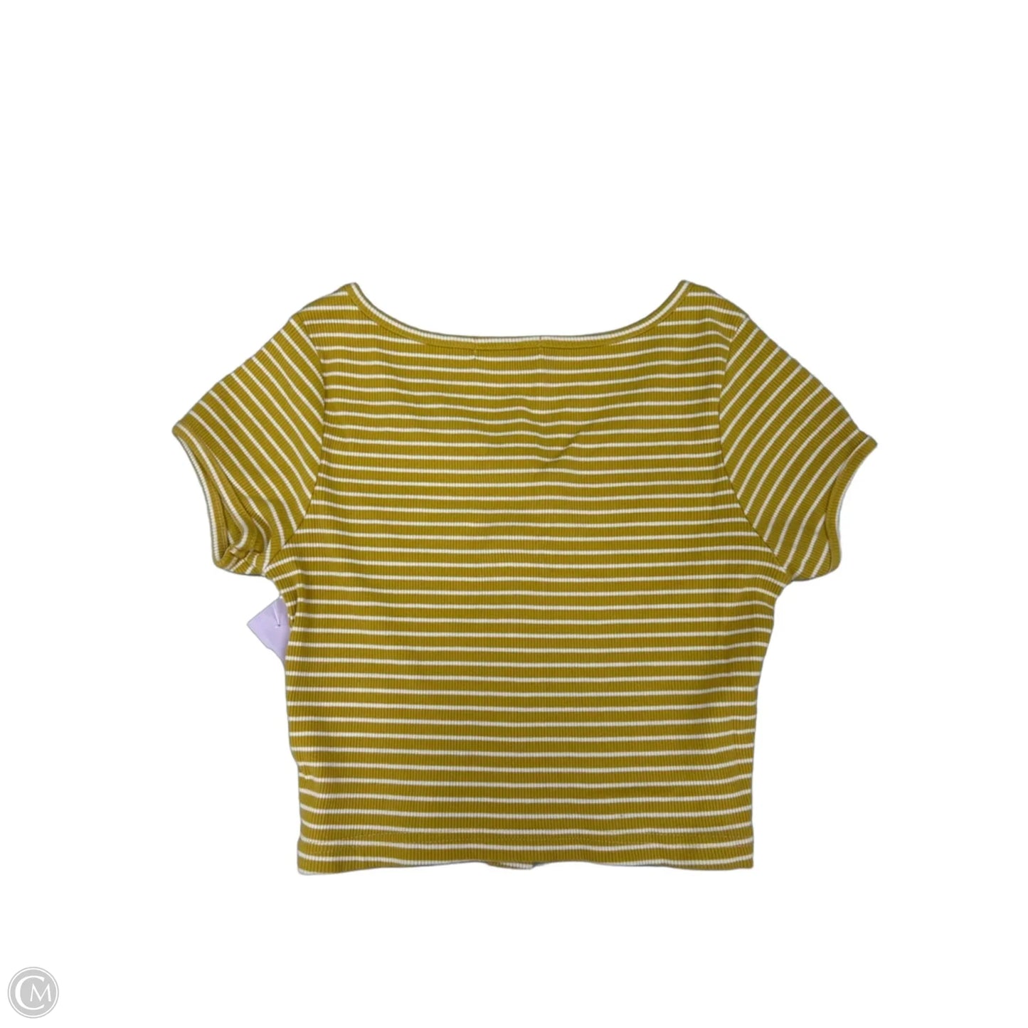 Top Short Sleeve By Zaful In Yellow, Size: S