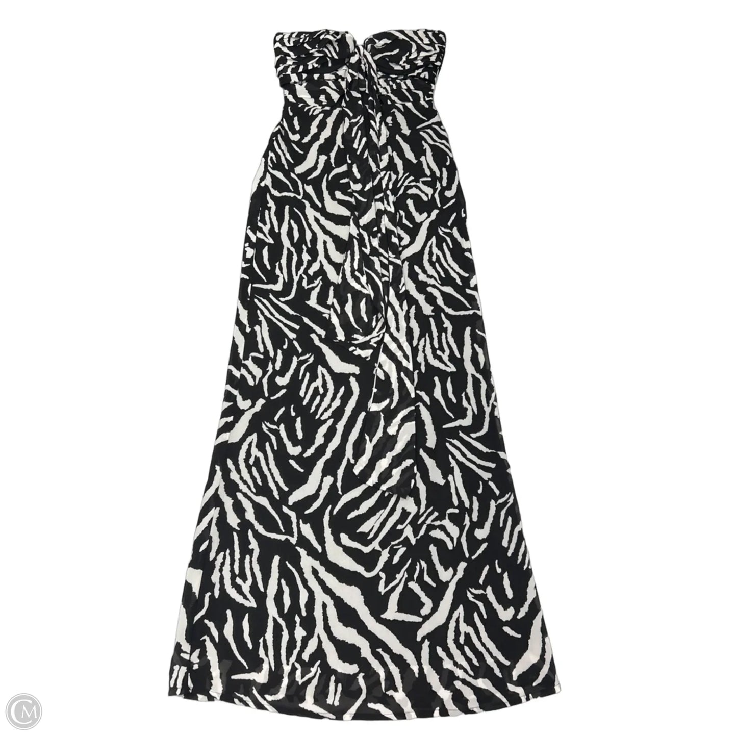 Dress Casual Midi By Cmf In Zebra Print, Size: Xs