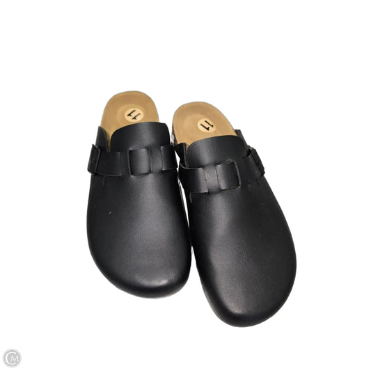 Sandals Flats By Cushionaire In Black, Size: 11
