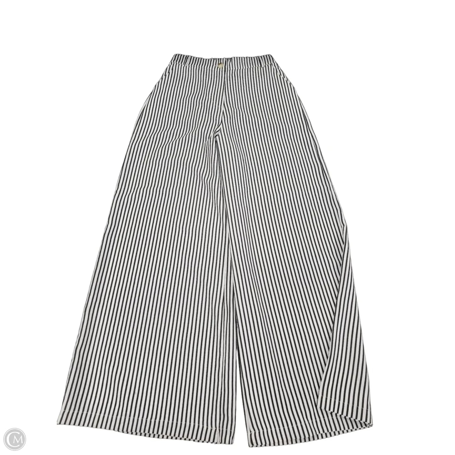 Pants Wide Leg By Hyfve In Striped Pattern, Size: L