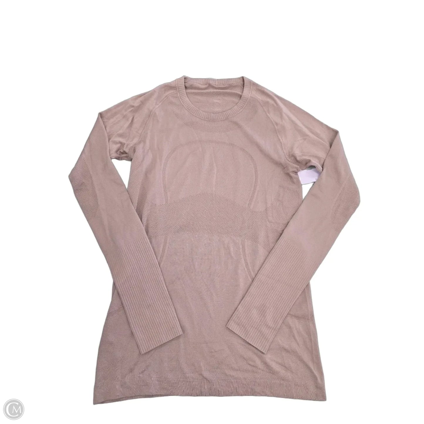 Athletic Top Long Sleeve Crewneck By Lululemon In Mauve, Size: 8