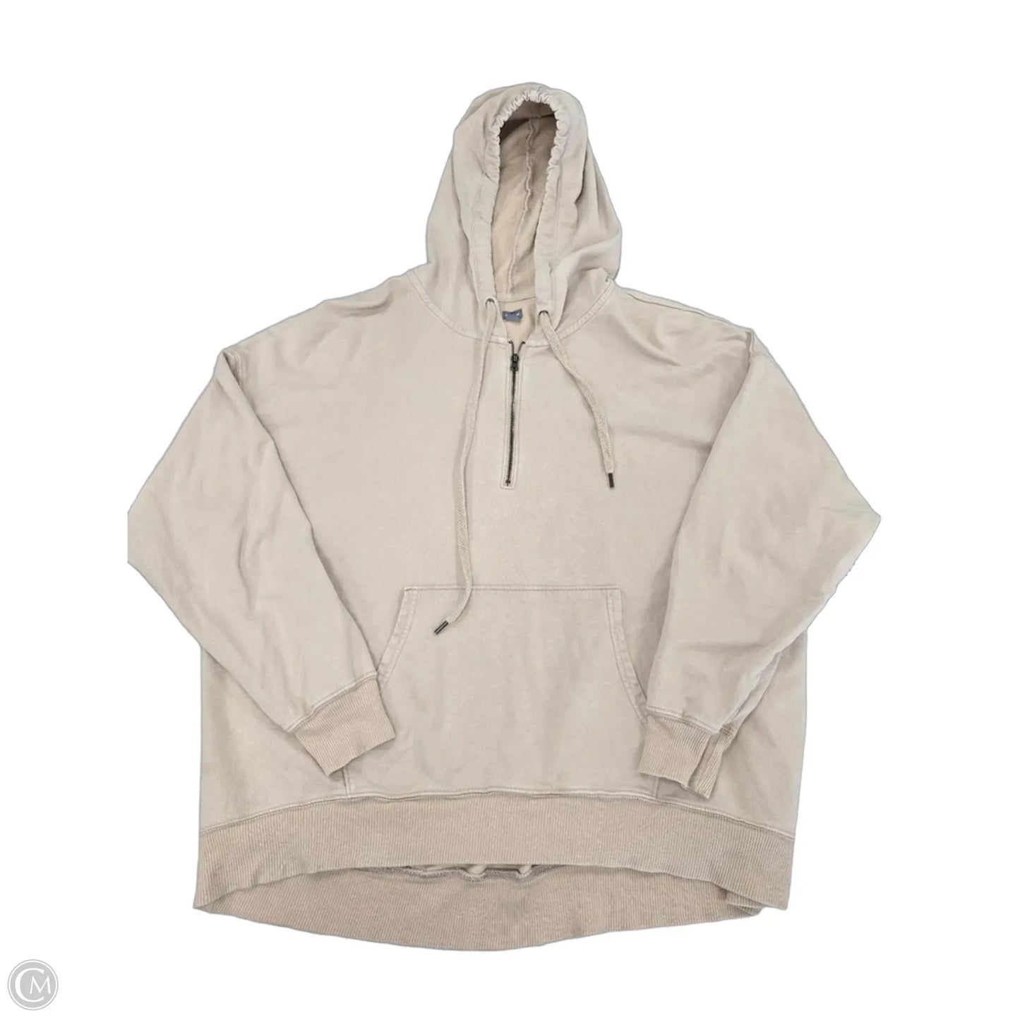 Top Long Sleeve By Aerie In Beige, Size: M