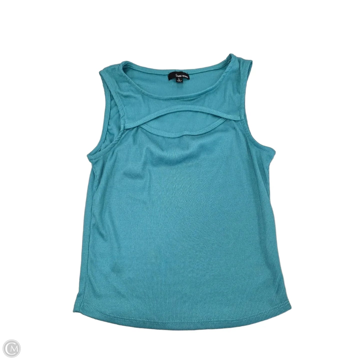 Tank Top By Cmf In Teal, Size: L