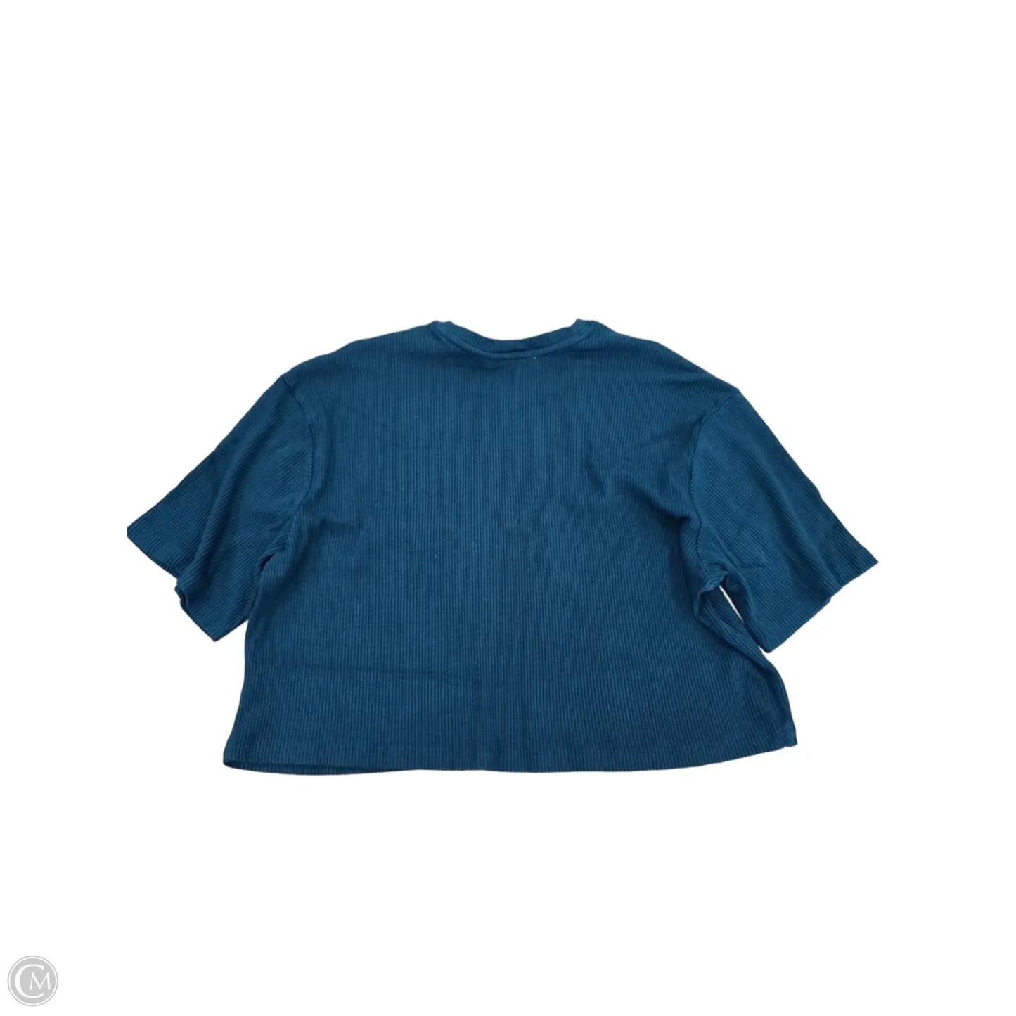 Top Short Sleeve By Double Zero In Teal, Size: M