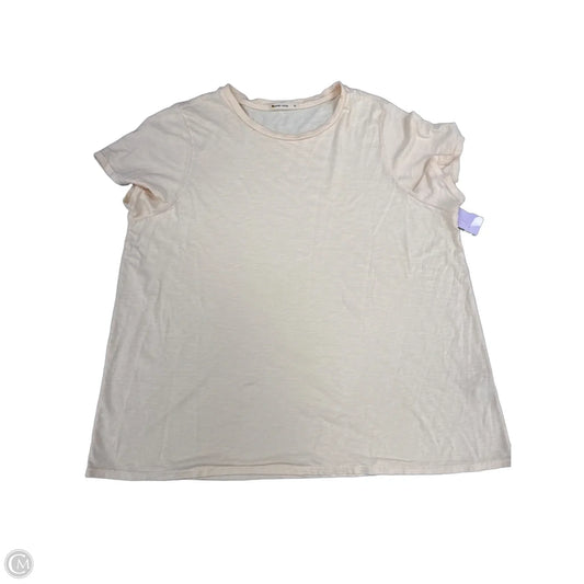 Top Short Sleeve By Marine Layer In Yellow, Size: Xl