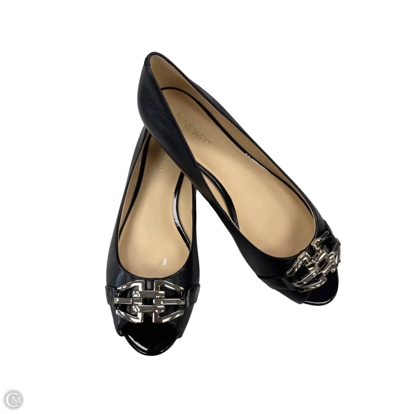 Sandals Flats By Nine West In Black, Size: 8
