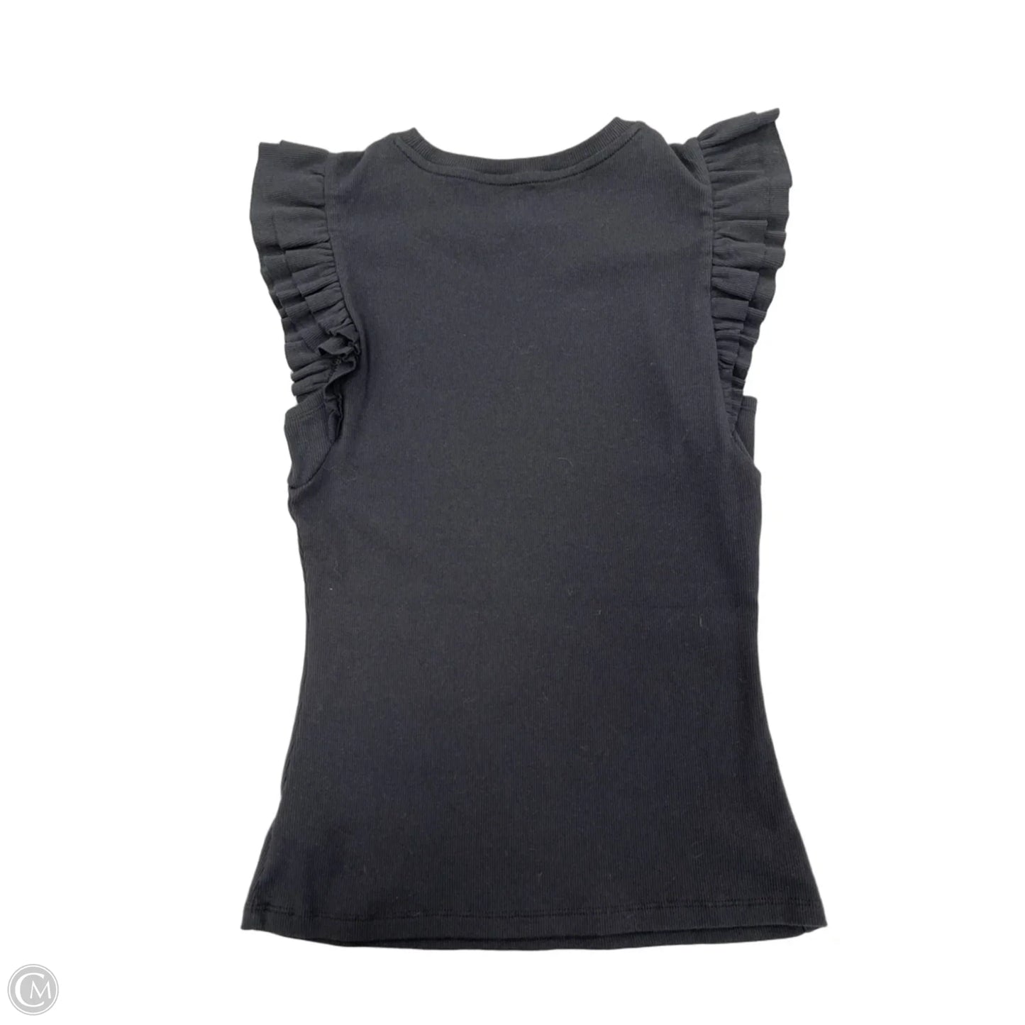 Top Short Sleeve By Gap In Black, Size: M
