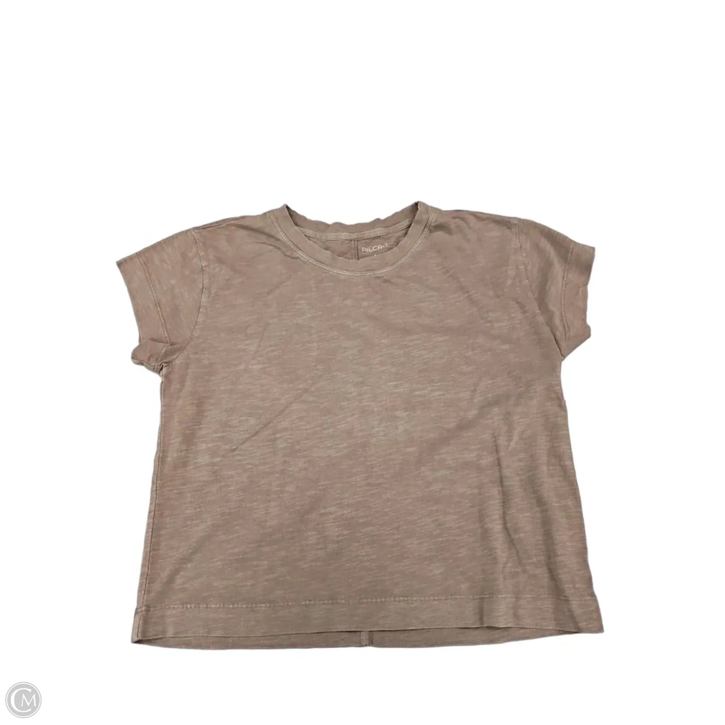 Top Short Sleeve By Pilcro In Brown, Size: S