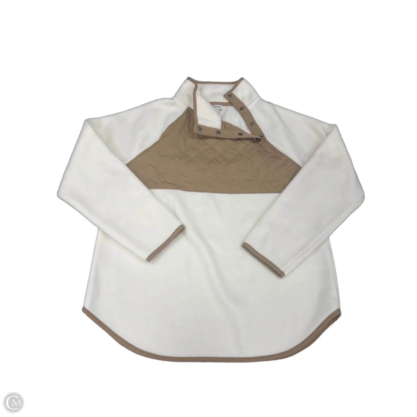 Jacket Fleece By J. Crew In White, Size: S